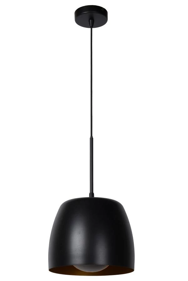 Lucide NOLAN - Suspension - Ø 24 cm - 1xE27 - Noir - éteint